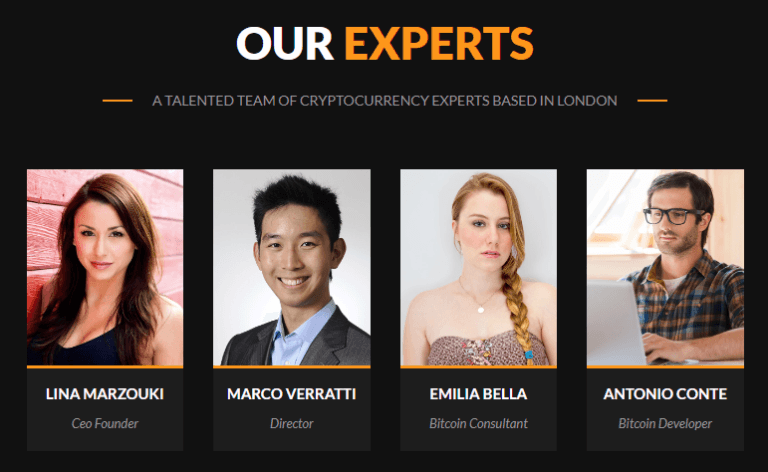 Images of supposed GravioCoins team