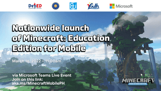 Featured image for DepEd To Launch Minecraft:Education Edition (M:EE) For Game-based Learning
